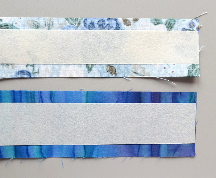 How to sew two color straps