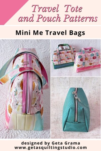 Mini Me Travel Bag & Pouch Patterns