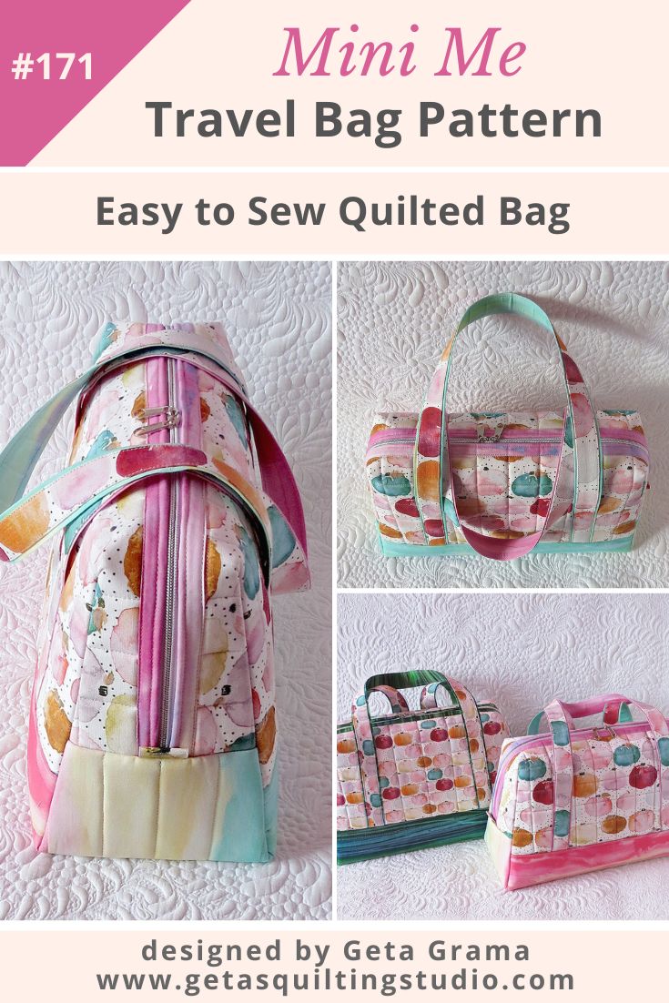 Mini Bag Travel Bag Pattern