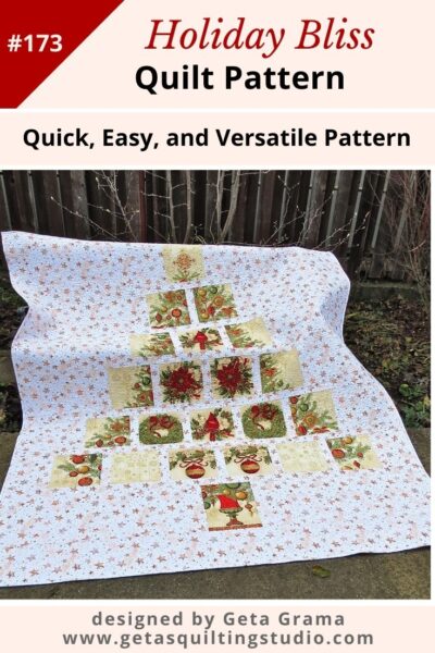 Beginner Christmas Quilt Pattern