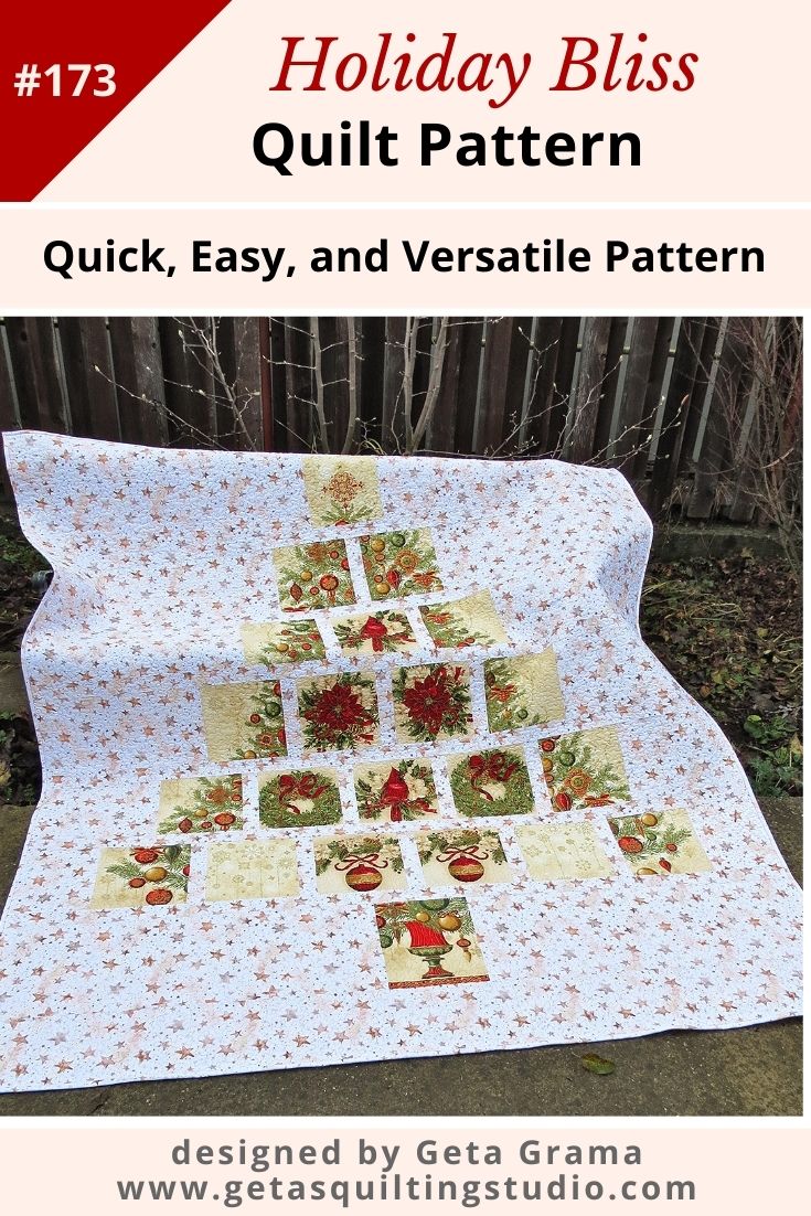 Beginner Christmas Quilt Pattern