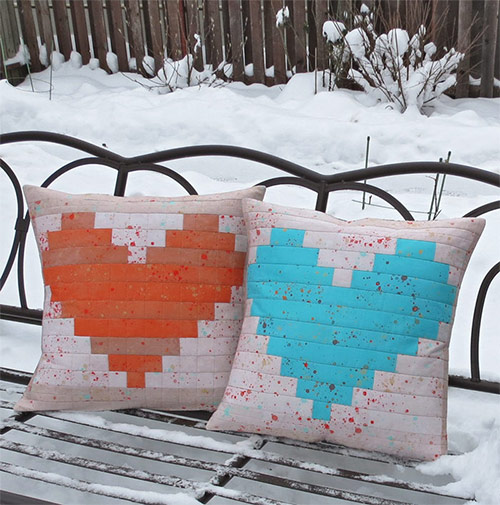 Heart quilt patterns
