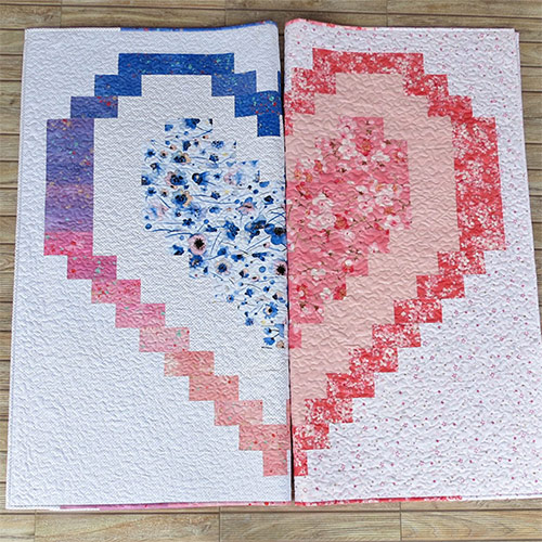 Heart quilt patterns