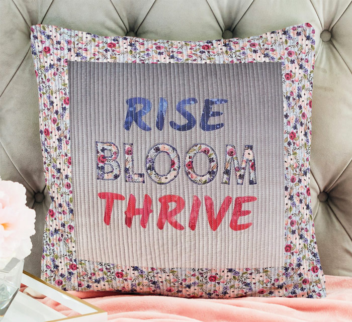 Quilts with words patterns