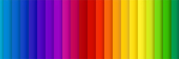 Rainbow fabric