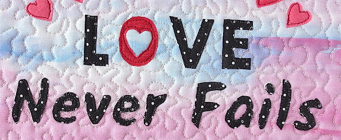 Tips for designing quilts with words