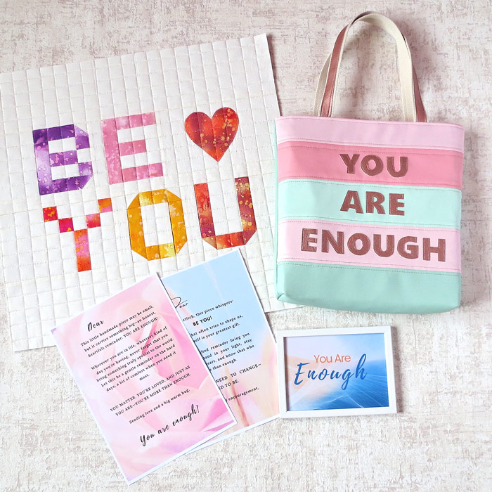 Quilts with words patterns