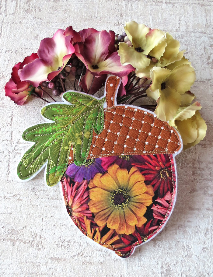 Fall sewing pattern-ornaments coasters