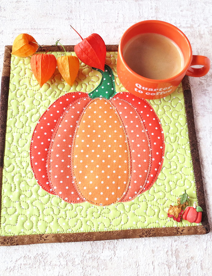 Fall sewing pattern-ornaments coasters