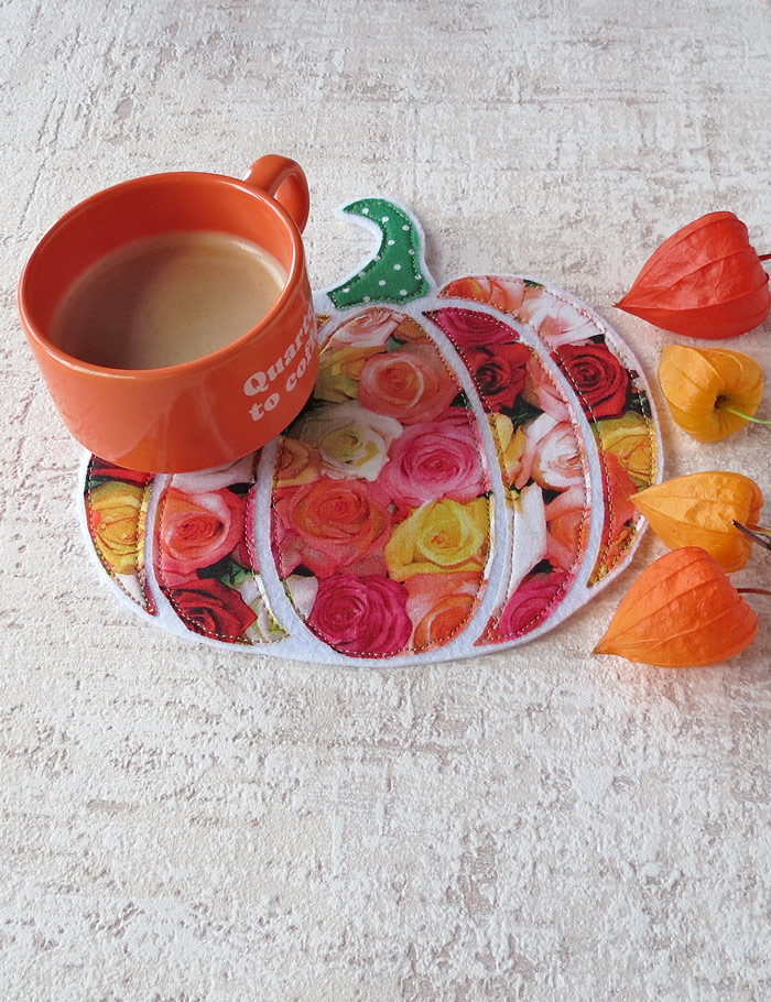 Fall sewing pattern-ornaments coasters