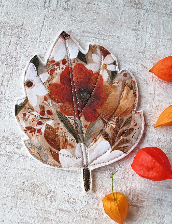 Fall sewing pattern-ornaments coasters
