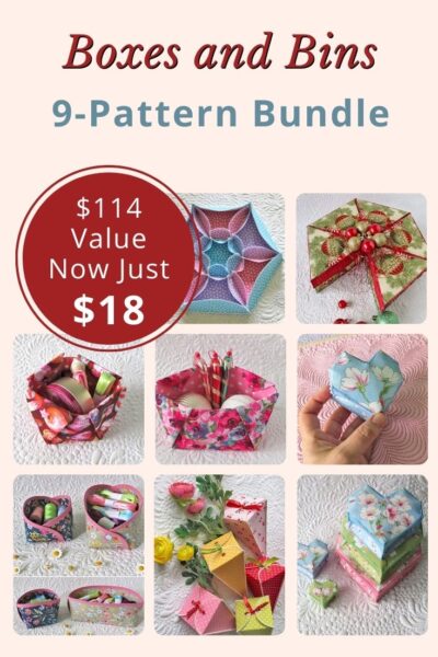 Boxes, Bins, Baskets: 9-Pattern Bundle