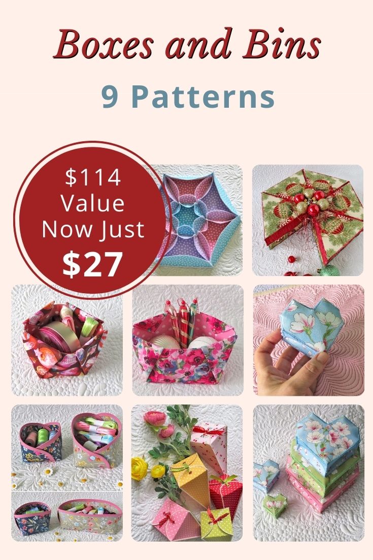Boxes, Bins, Baskets: 9-Pattern Bundle