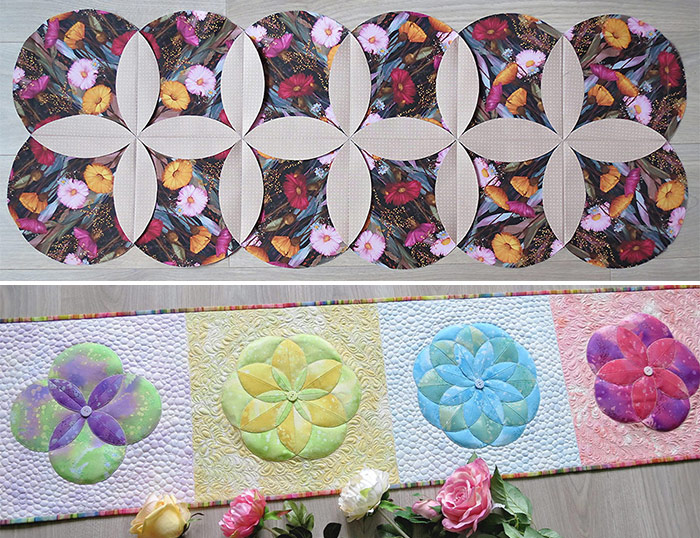 Fabric Flower DIY Pattern