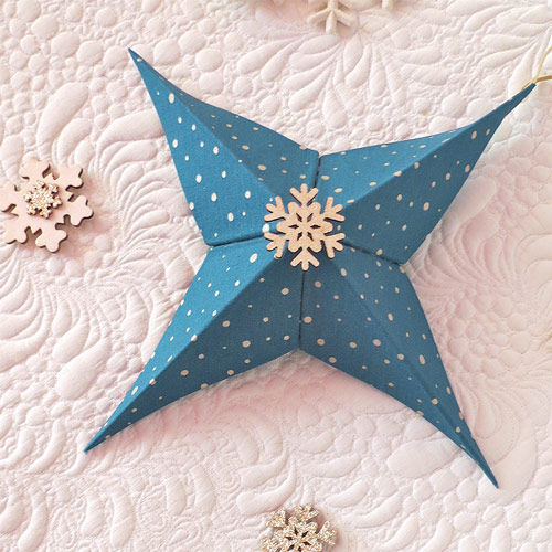 Fabric Star Christmas Ornament Pattern